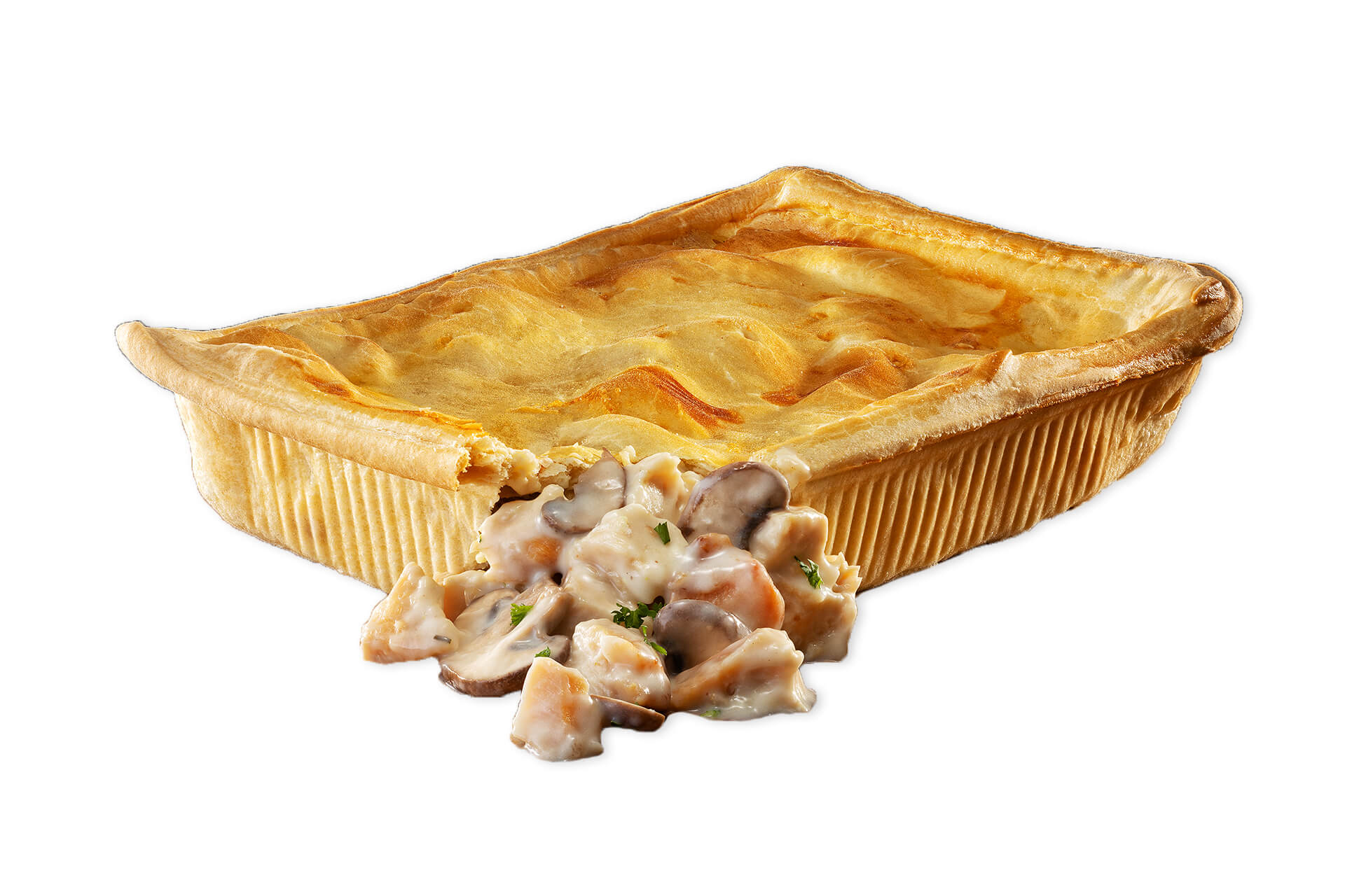 Frozen Chicken and Mushroom Pie