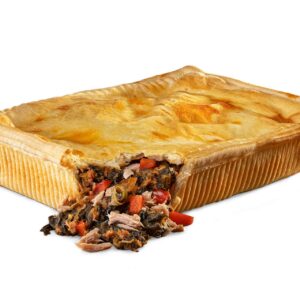 Frozen Tuna and Spinach with Peppers Pie